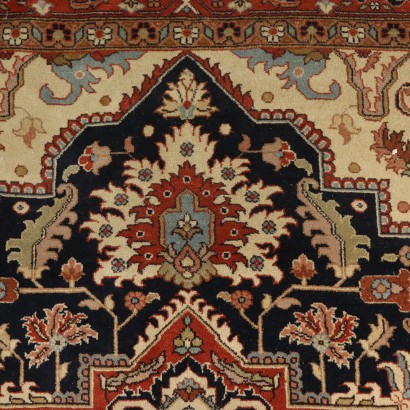 Wool and Cotton Handmade Tabriz Carpet Made in Romania 20th Century