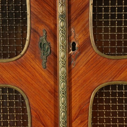 Bookcase Napoleon III Style Ebonized Details Italy 20th Century