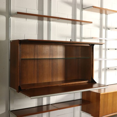 Modular Bookcase by Osvaldo Borsani for Tecno Vintage Italy 1960s