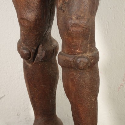 Wooden Sculpture of Young Man Northern Europe 17th Century