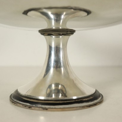 Silver Tray on Stand Milan Italy 20th Century