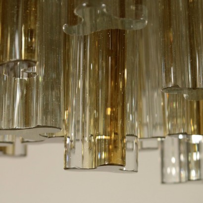 Chandelier Crystal Pendants Vintage Italy 1960s-1970s