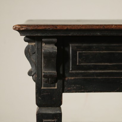 Walnut Desk Two Drawers Italy Late 18th Century