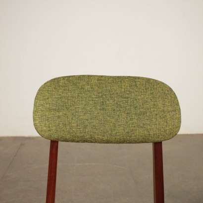 Stühlen gefärbt Buchenholz Schaumstoffpolsterung Italien 60er Jahre.