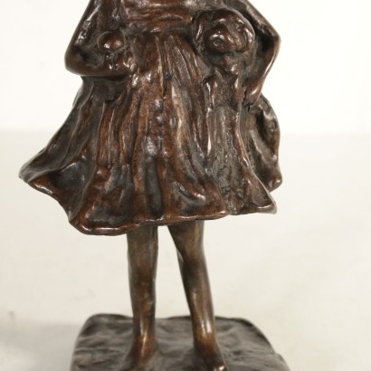 Young Girl Paul Troubetzkoy Bronze Sculpture 20th Century