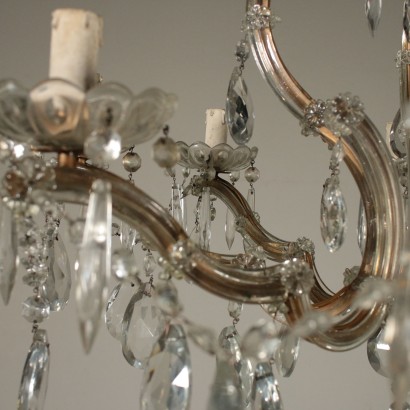 Marie Therese Chandelier Crystal Italy Early 20th Century