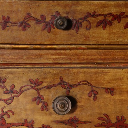Lacquered Bureau Bookcase Piedmont Italy Mid 18th Century