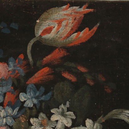 Still Life with Flowers, Guinea Hen and Asparagus Early 1700s
