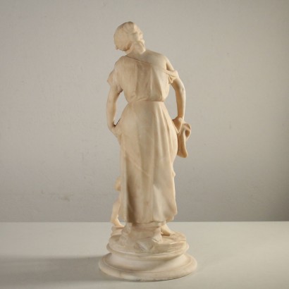 Alabaster Statue Jugenstil Italien