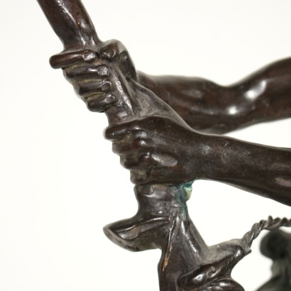 Charon Mythological Figure Bronze Sculpture 20th Century