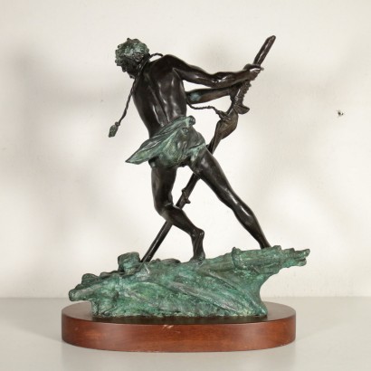 Sculpture Bronze Figure Mythologique de Caronte '900