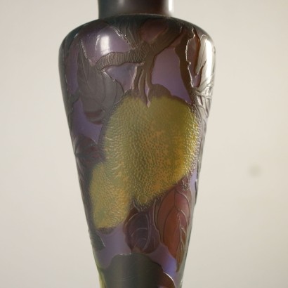 Vase Gallé Stil Frankreich 20. Jahrhundert