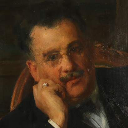 Portrait de Luigi Brignoli Huile sur Toile 1924