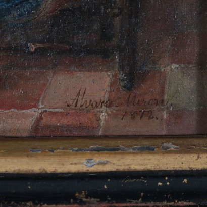 Le Choix des Tissus Alvaro Miron Huile sur Toile 1872