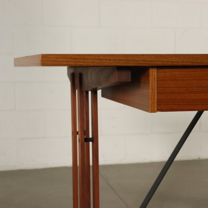 Schreibtisch mit Schubladen Vintage Italien 60er Jahre