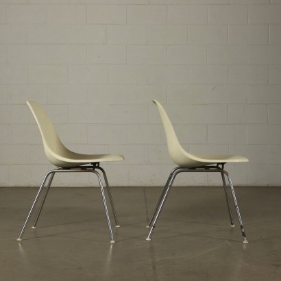 Paar Stühle von Charles und Ray Eames Vintage Italy 70er Jahre