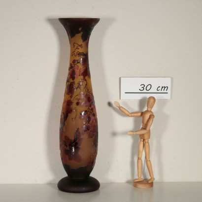 Vase im Gallè Stil Frankreich 20.Jahrhundert
