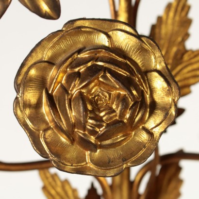 Paire de Candèlabre Bronze doré Italie Fin'800- Début'900