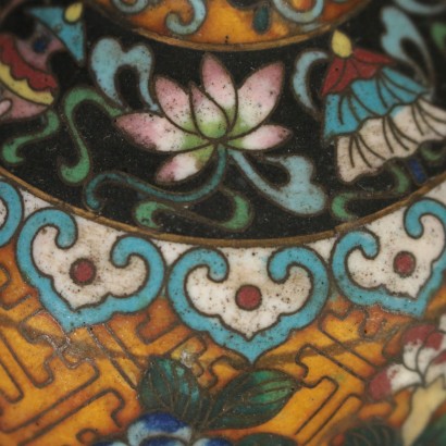 Decorated Cloisonne Vase China 20th Century