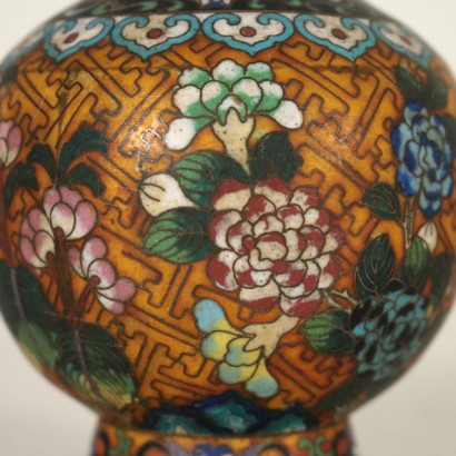 Cloisonne-Vase China 20. Jahrhundert