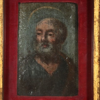 Porträt eines Heiliges Ölgemälde 18. Jahrhundert