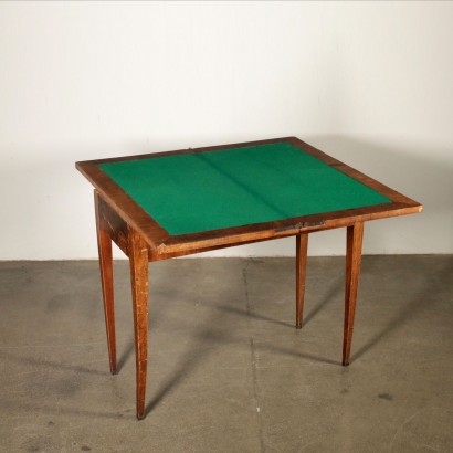 Directory Game Table Walnut Italy Early 1800s