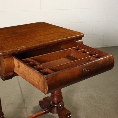 Game Table Mahogany Rosewood England Mid 1800s