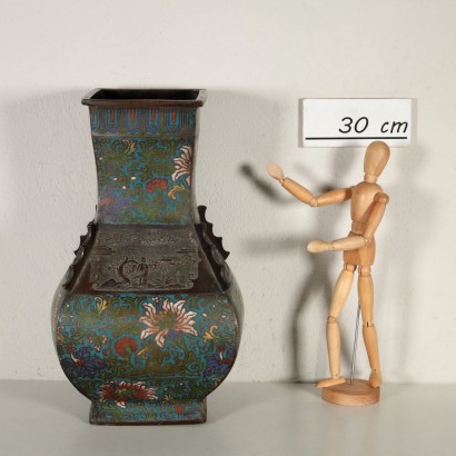 Pair of Cloisonne Vases Japan 19th Century