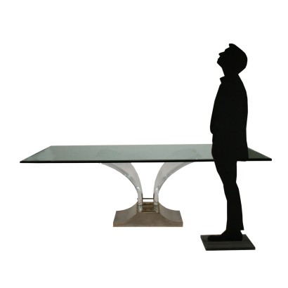 modernariato, modernariato di design, tavolo, tavolo modernariato, tavolo di modernariato, tavolo italiano, tavolo vintage, tavolo anni '80, tavolo design anni 80,Tavolo Anni 80,Max Forti