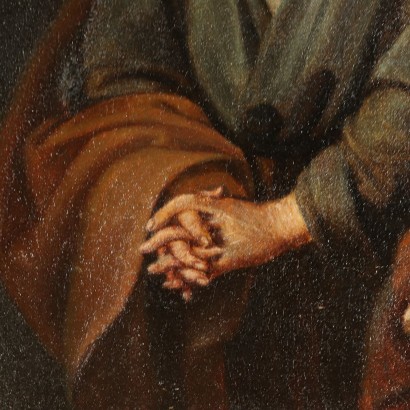 St. Peter in Tränen Ölgemälde 19. Jahrhundert