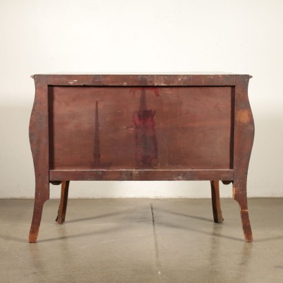 Revival Chest of Drawers Walnut Rosewood First Half of 1900s