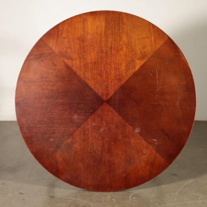 Revival Table Mahogany Veneer Italy Mid 20th Century