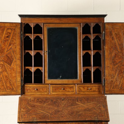 Bureau Bookcase with Inlays Italy First Half of 1700s