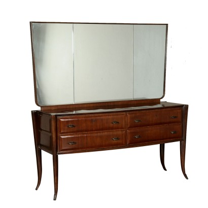 Chest of Drawers with Mirror Vintage Italy 1950s