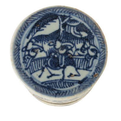 Boîte Porcelaine Chine Fin XIXème siècle