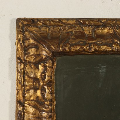 Frame with Mirror Manufactured in Italy 17th Century