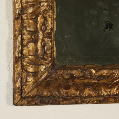 Frame with Mirror Manufactured in Italy 17th Century