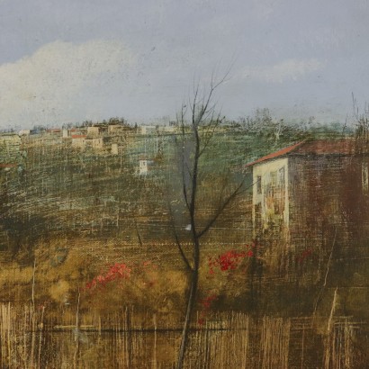 Landschaft von Antonio Pedretti Kein Titel Ölgemälde
