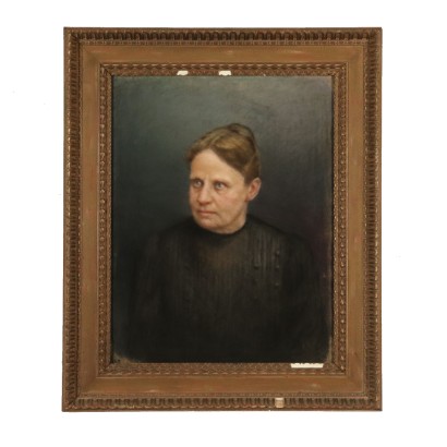 Portrait de Femme Giovan Battista Garberini Pastel sur Papier '800