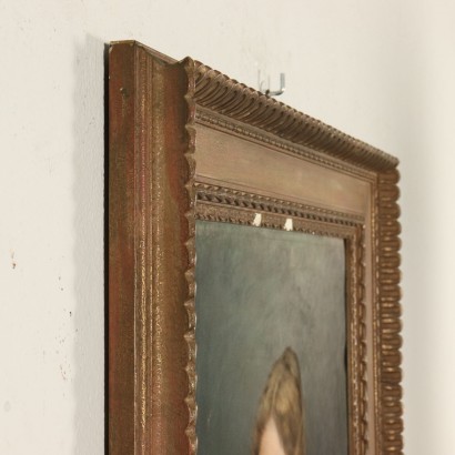 Pastel by Giovan Battista Garberini Portrait of Woman 19th Century