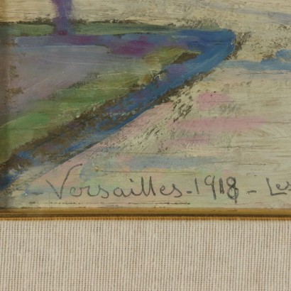 Sylvius D. Paoletti Versailles Ölgemälde 1918