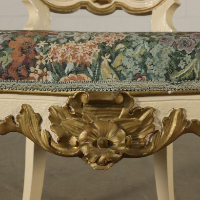 Satz von vier Stühlen Louis Philippe Italien 19. Jahrhundert
