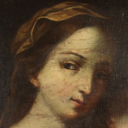 Madonna with Child Oil Painting 18th Century