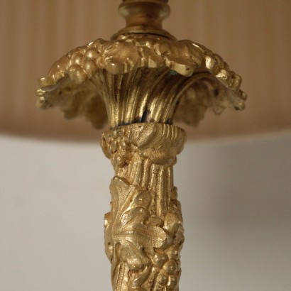 Lampe de Table Bronze Doré Ciselé Premièr '900