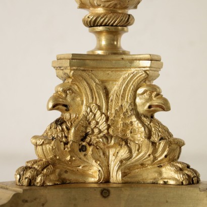 Lampe Vergoldete Bronze Italien 20. Jahrhundert