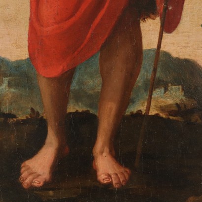 Johannes der Täufer Ölgemälde 16. Jahrhundert