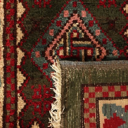 Handmade Ushak Carpet Wool Turkey 1950s-1960s