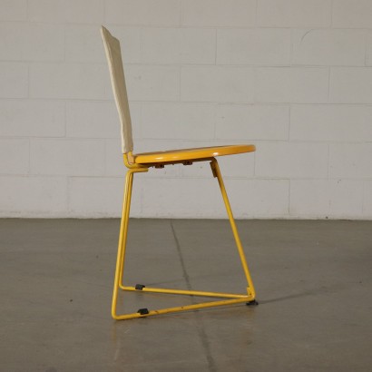 Stühle für Seccose Metall Kunststoff Vintage Italien 80er Jahre