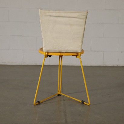 Stühle für Seccose Metall Kunststoff Vintage Italien 80er Jahre