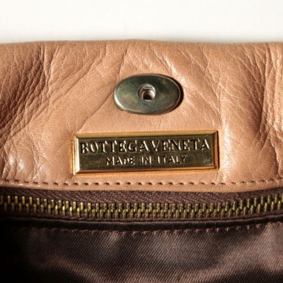 Vintage Bottega Veneta Leather Bag Italy 1980s